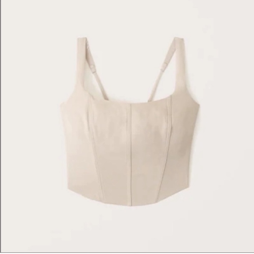 Abercrombie & Fitch Pastel Pink Corset Top - Size XS